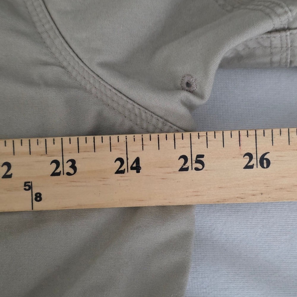 5.11 Tactical Series‎ Mens Khaki Long Sleeve Button Down Shirt Vented Size Large - Picture 5 of 7
